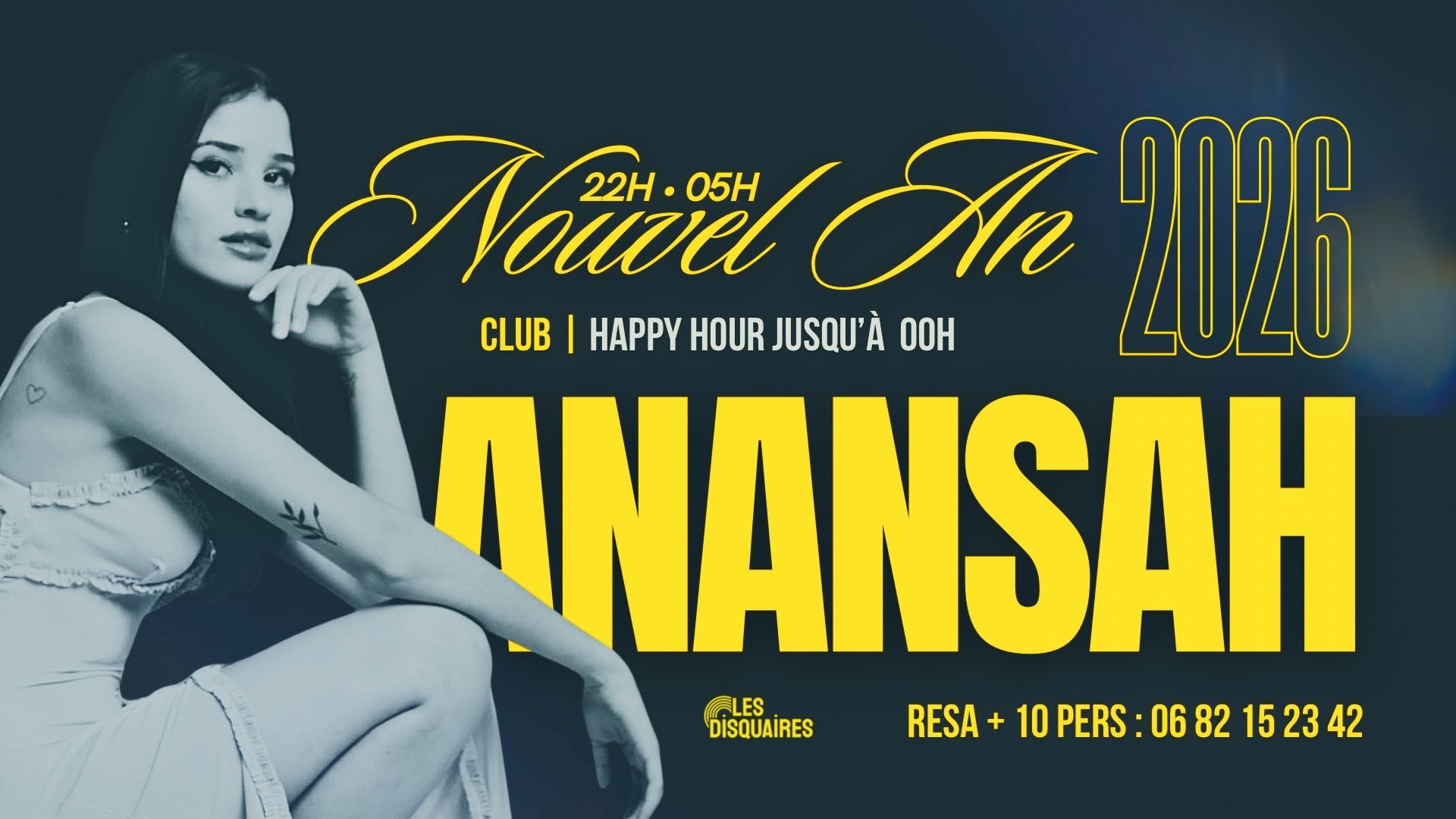 Anansah - Nouvel An 2026 - Club Cover