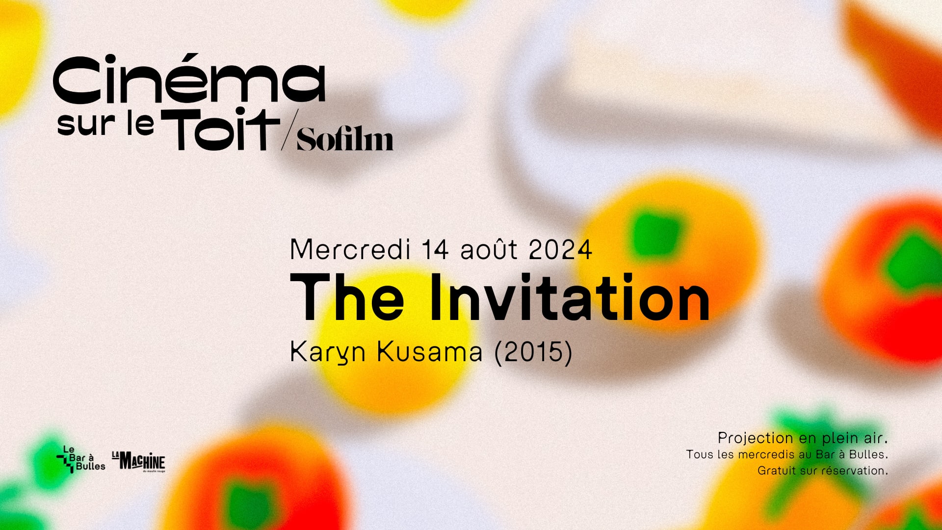 Cinéma Sur Le Toit X Sofilm : The Invitation Cover