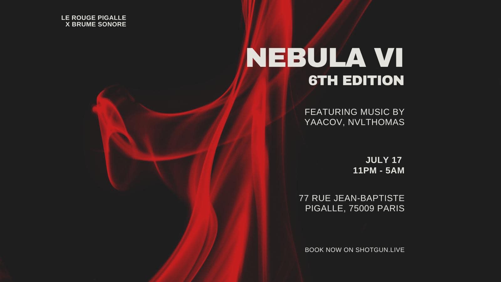 Nebula VI - Rouge Pigalle Cover