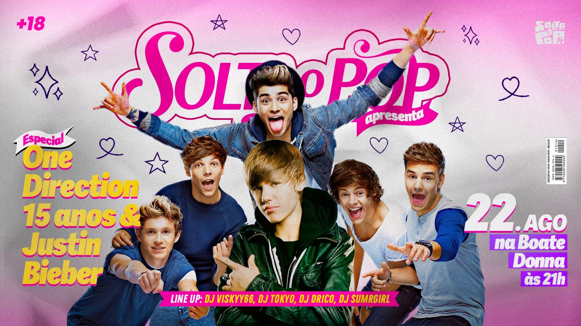 Solta O Pop Apresenta Especial 1d 15 Anos + Justin Bieber Cover