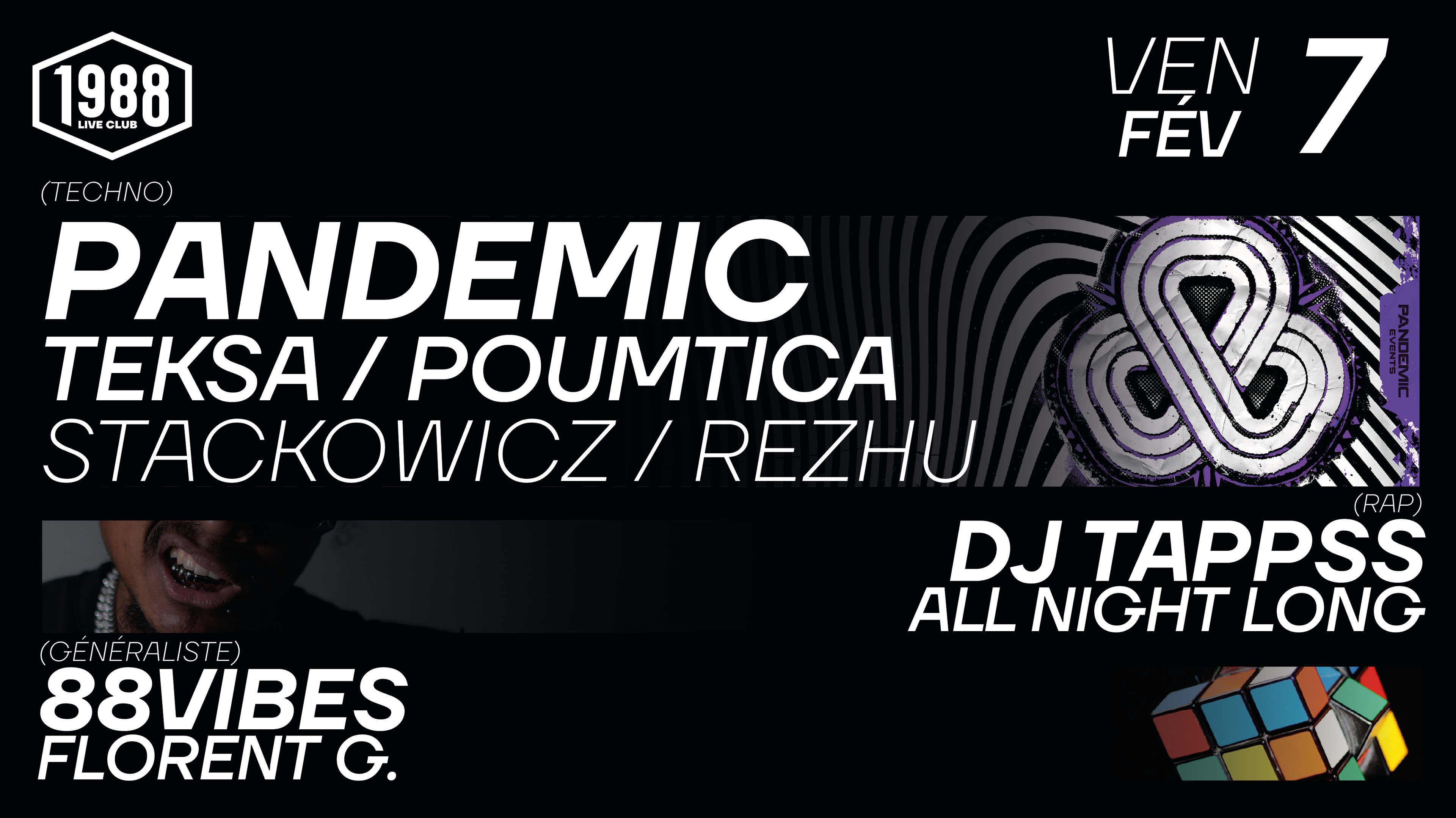 Pandemic - Dj Tappss - 88vibes Cover