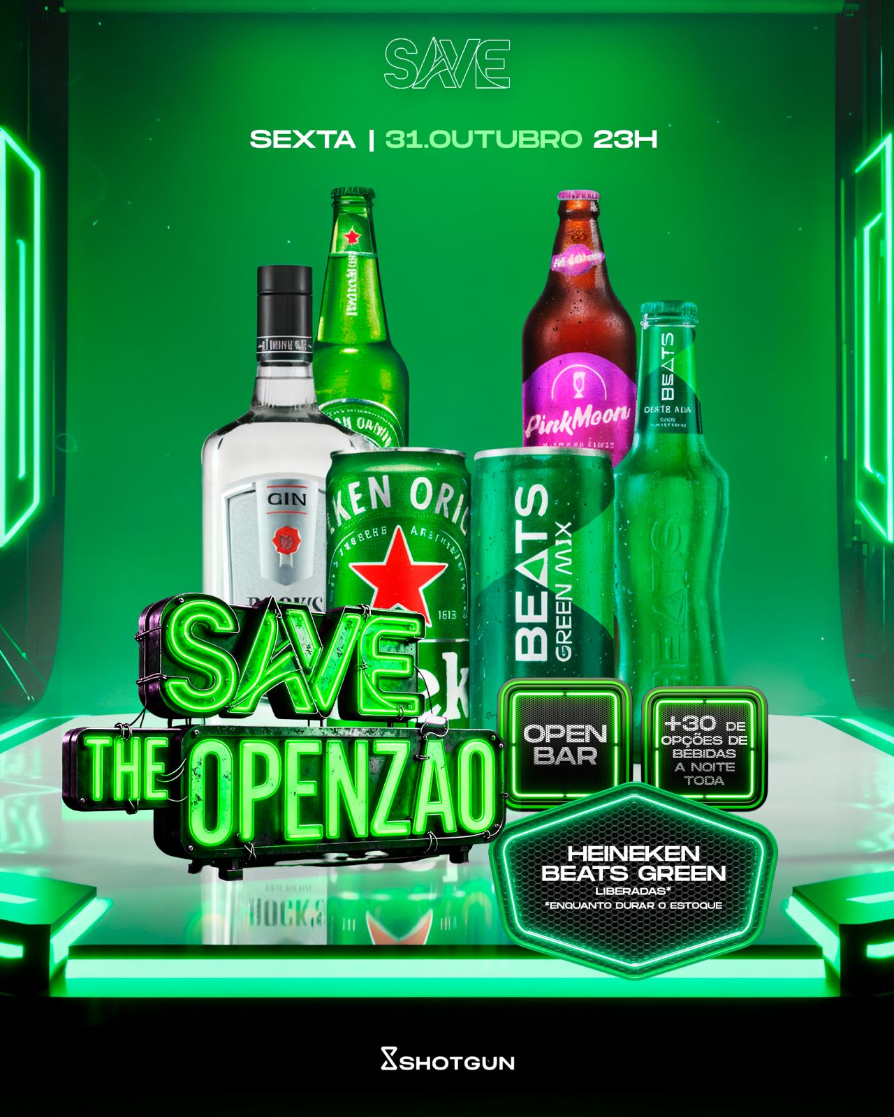 Save / Openzão -Heineken E Lançamento Beats Green MIX* /Open Cover