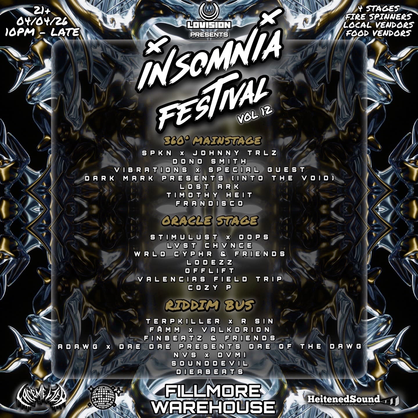 Lovision Presents Insomnia Festival Vol 12 Cover