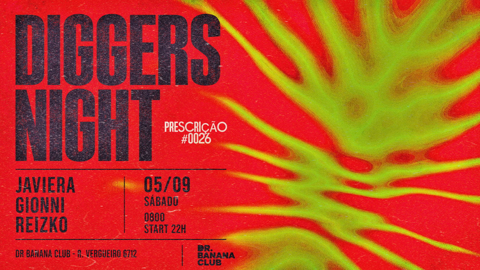 Diggers Night #2 At Dr. Banana Cover