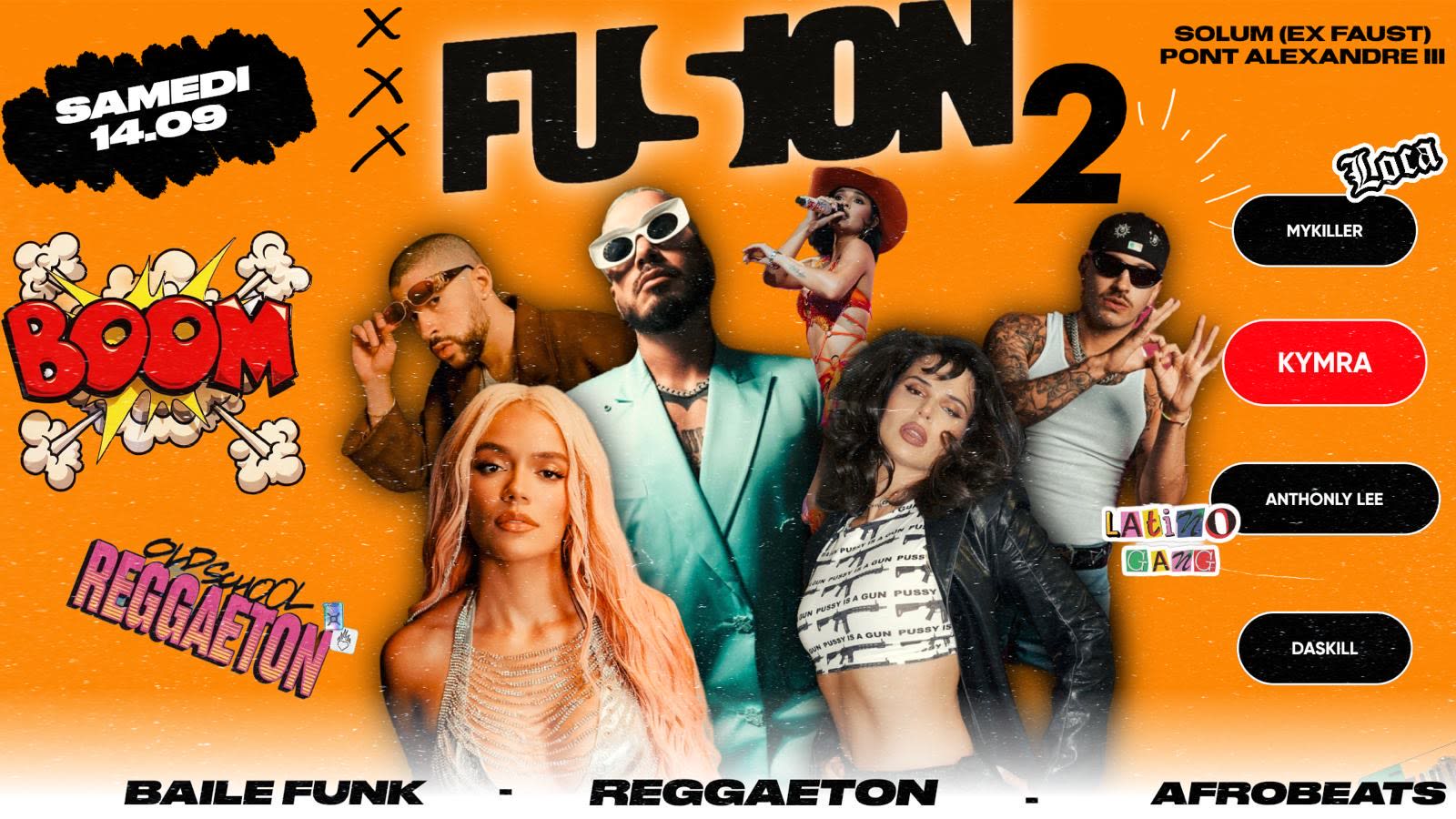 Fusión 2: Reggaeton, Baile Funk, Perreo, Afrobeat Cover