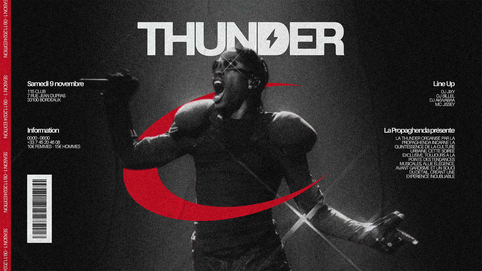 La Thunder | 09:11 | 115 Club Cover