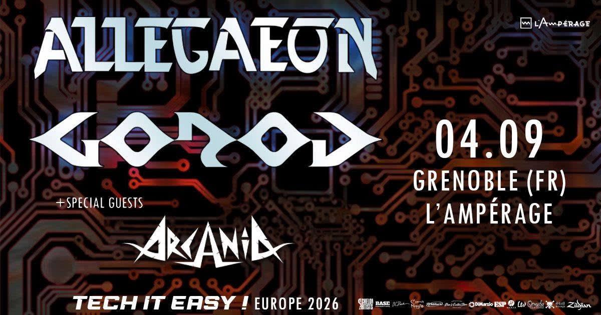 Allegaeon + Gorod + Arcania Cover
