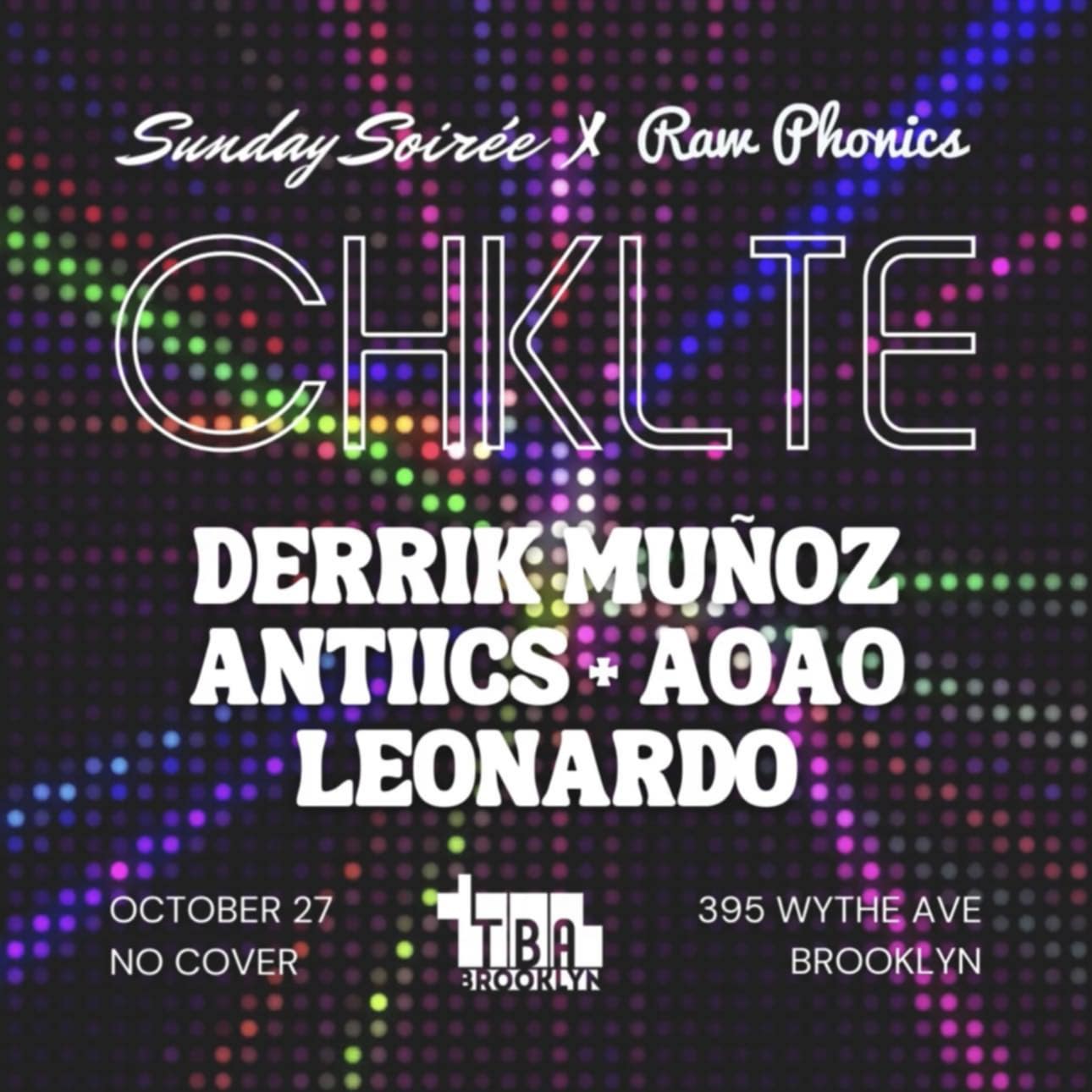 Sunday Soirée X Raw Phonics Cover