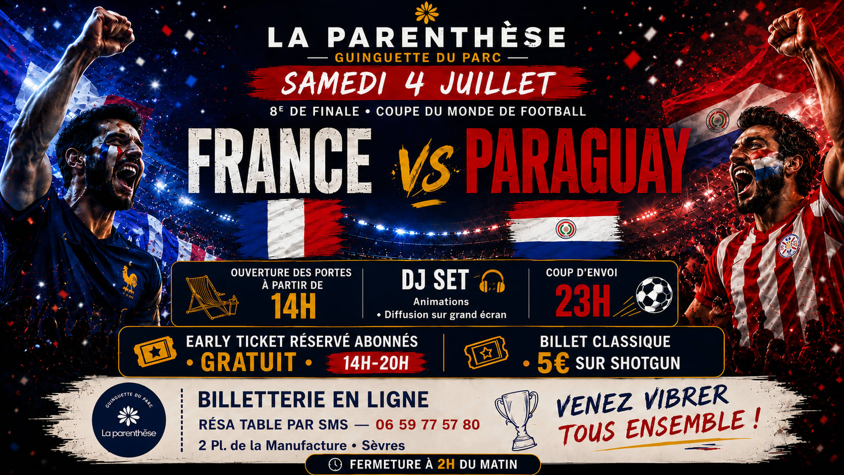Cdm26 & Dj Set : 8e France Vs Paraguay Cover