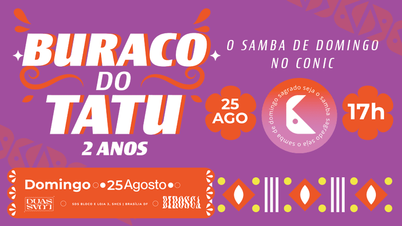 25/08: Buraco Do Tatu: 2 Anos Cover
