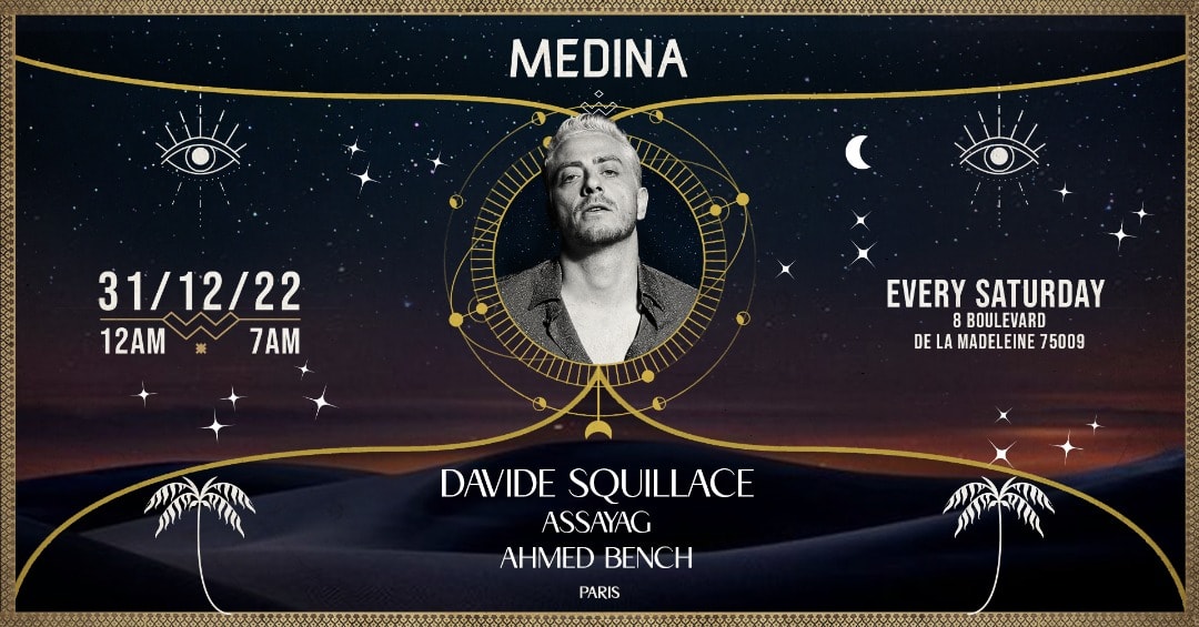 Medina | Davide Squillace | New Yesr’S Eve  | Samedi 31 Dec Cover