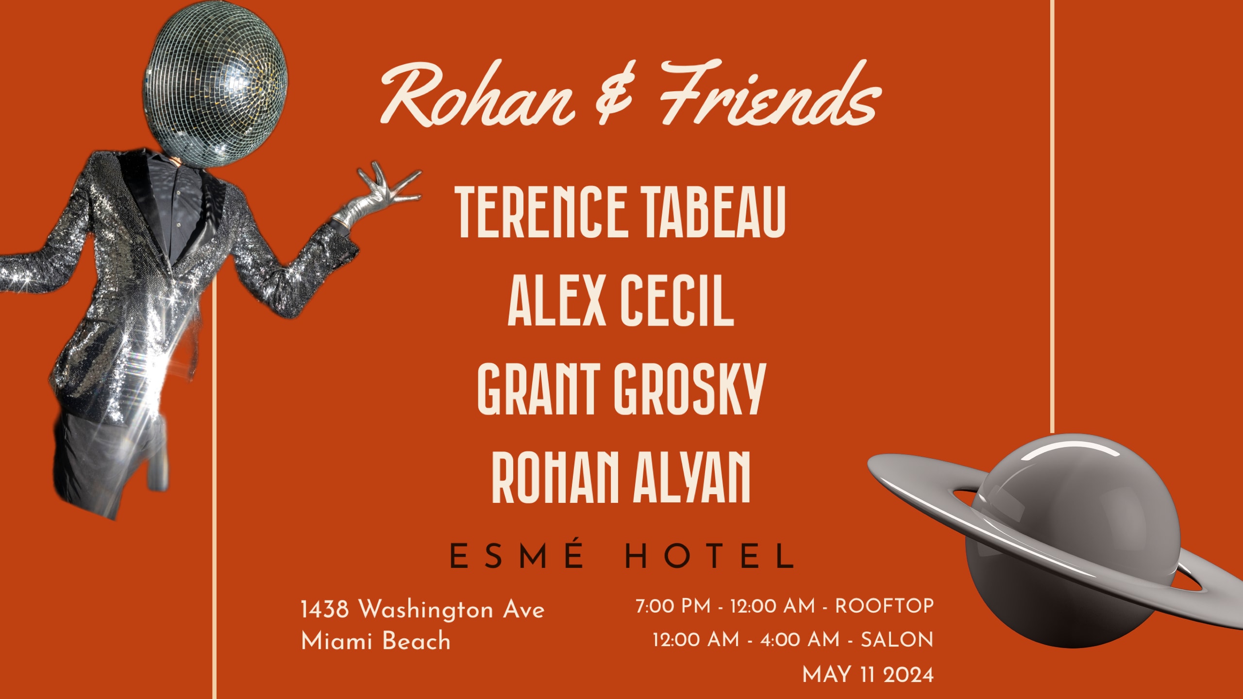 Terence Tabeau, Alex Cecil, Grant Grosky, Rohan Alyan @ Esmé Cover