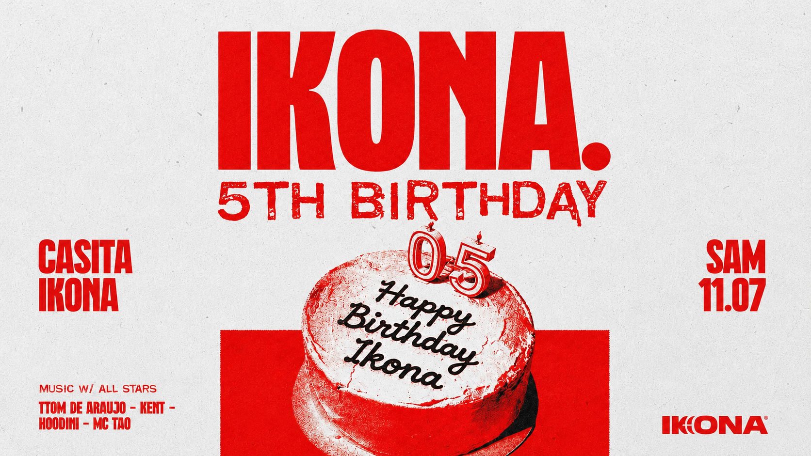 Ikona 5th Bday | Casita.Ikona Cover