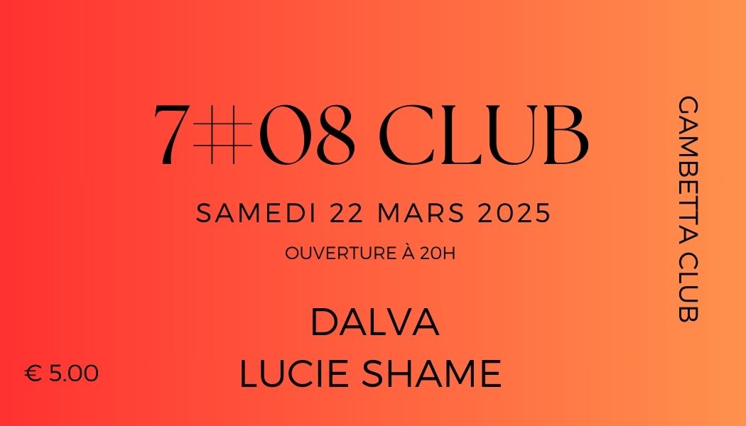 Live 7#08 Club Cover