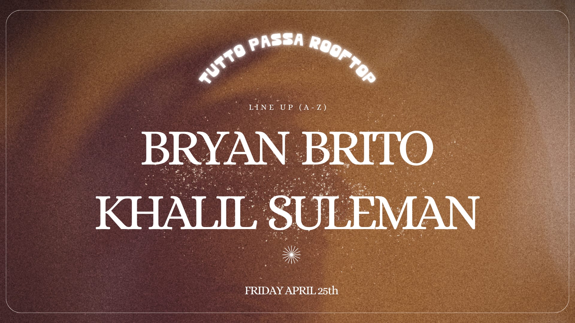 Tutto Passa Rooftop | Bryan Brito & Khalil Suleman Cover