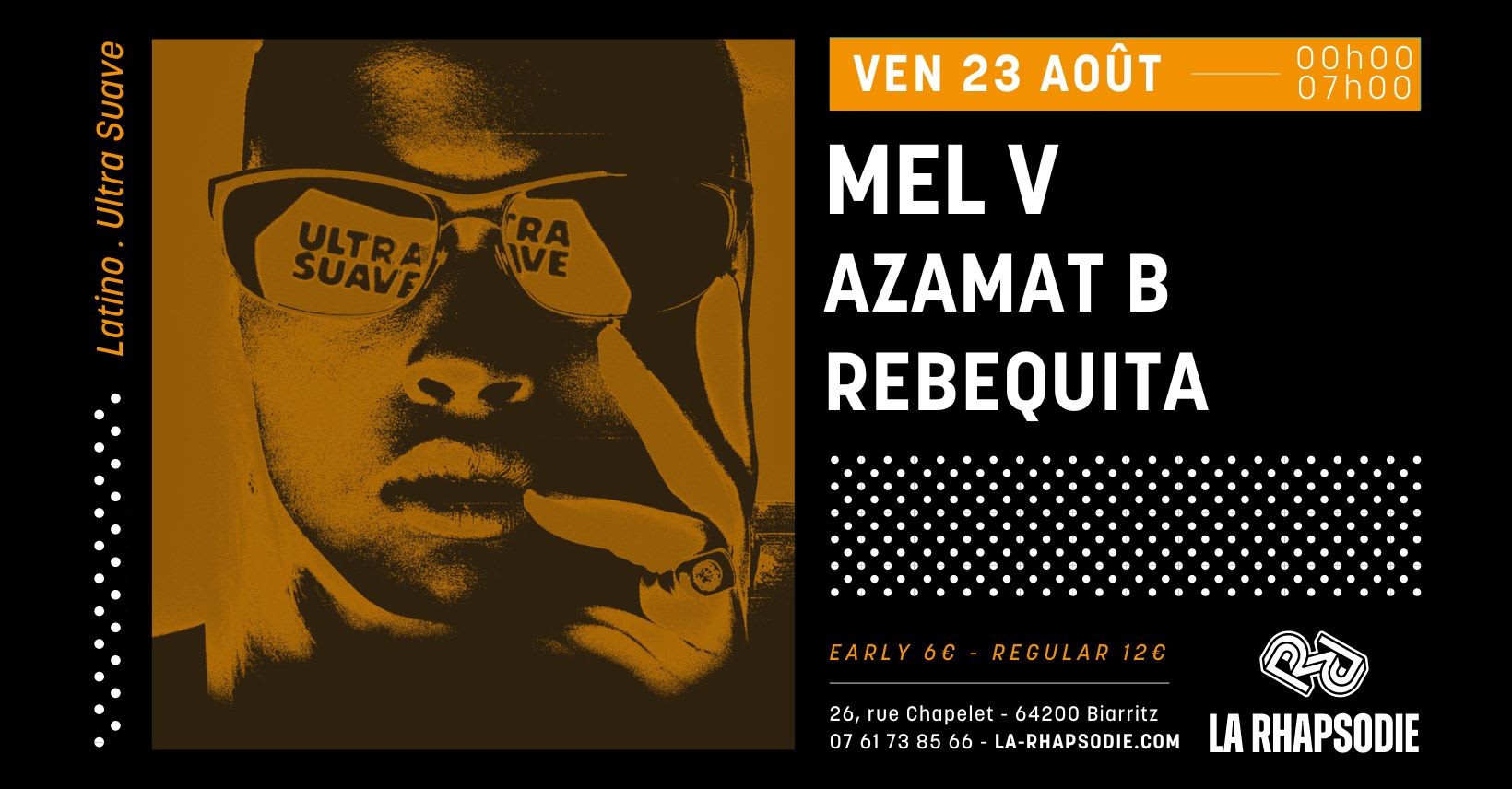 Ultra Suave: Mel V • Azamat B • Rebequita Cover