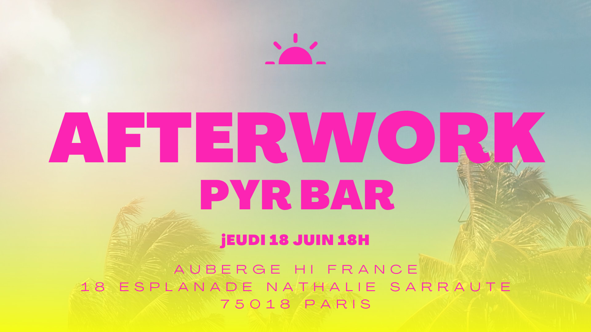 Afterwork Pyr Bar 18/06 Cover