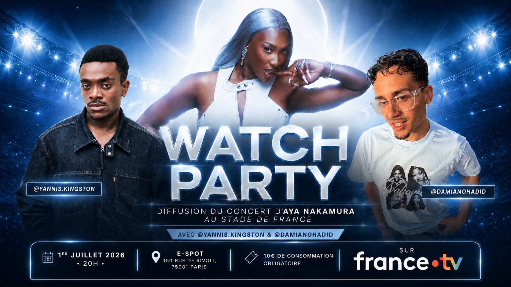 Watch Party Aya Nakamura Stade De France ! Cover