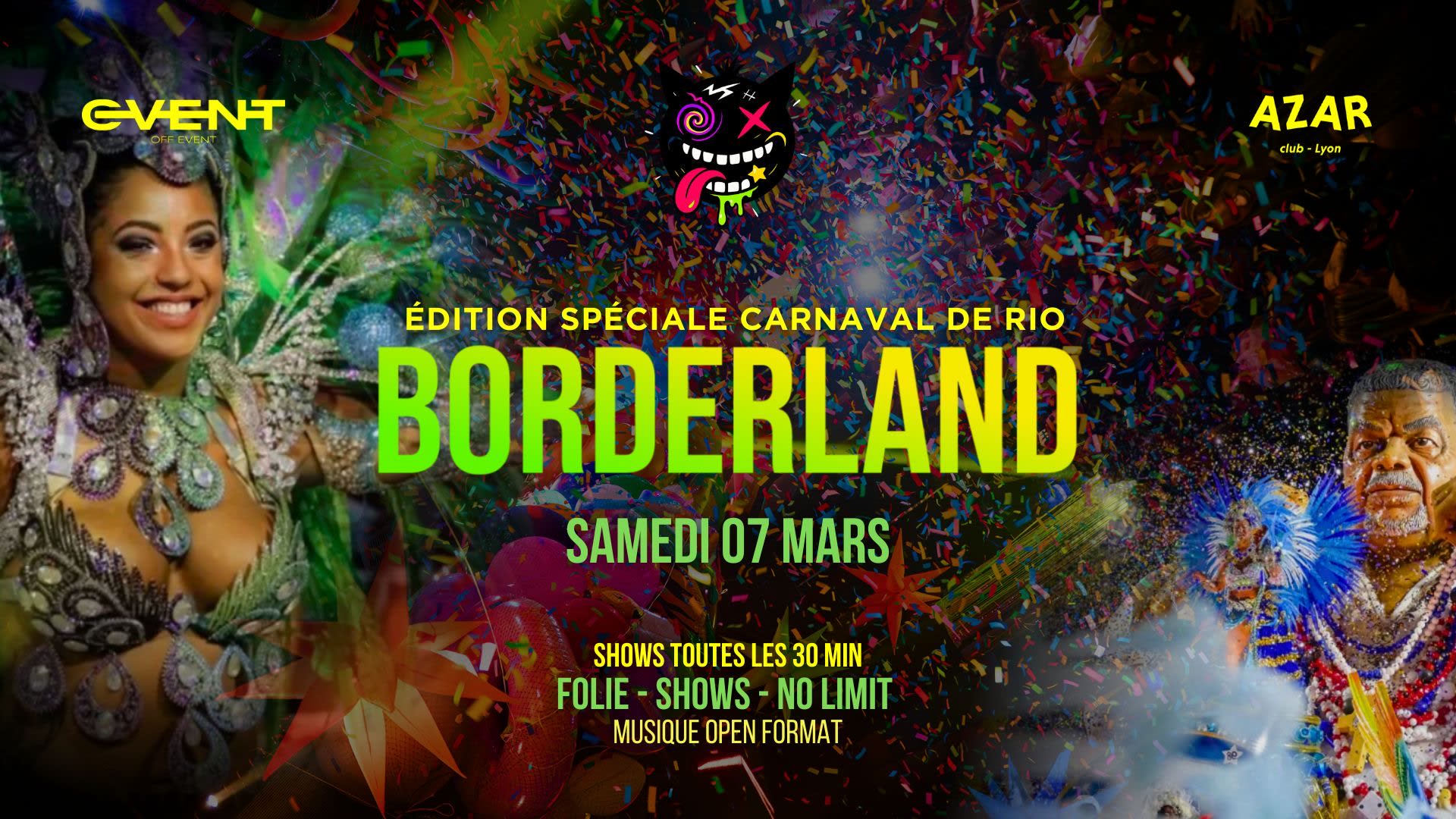 Borderland - Édition Carnaval De Rio Cover
