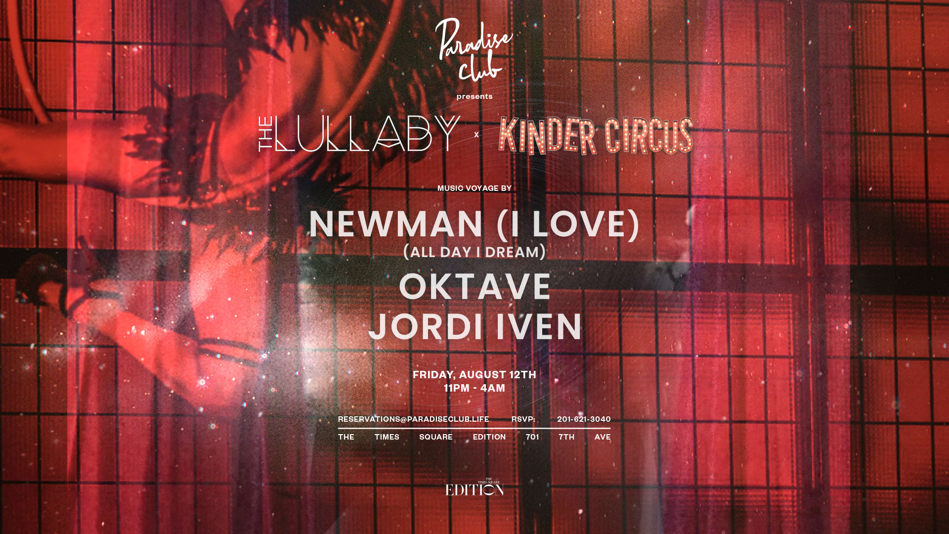 Paradise Presents: The Lullaby X Kinder Circus Cover