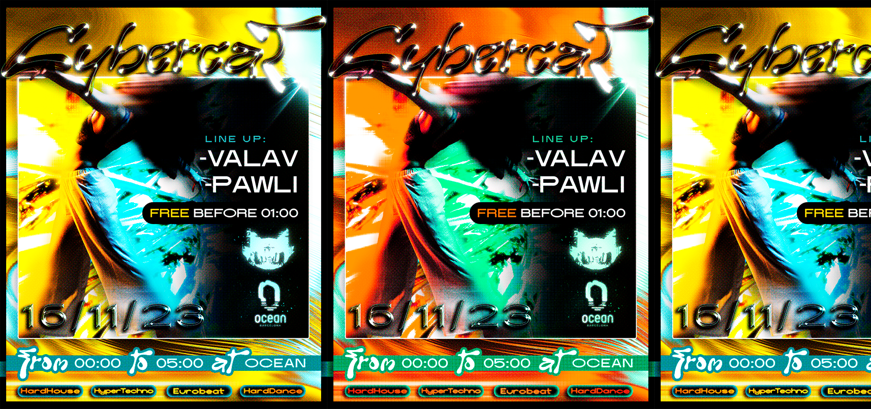 Cybercat VII | Free Entry Before 01:00 Cover
