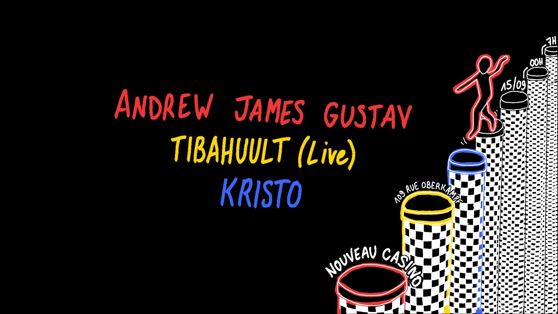 Andrew James Gustav, Tibahuult (Live), Kristo Cover