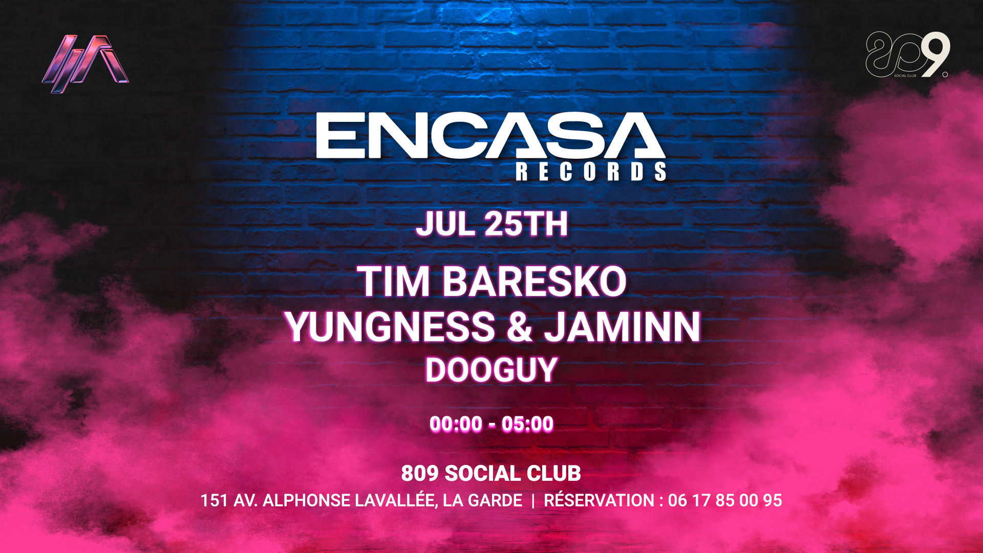 Encasa W/ Tim Baresko @T 809 Club, Toulon Cover