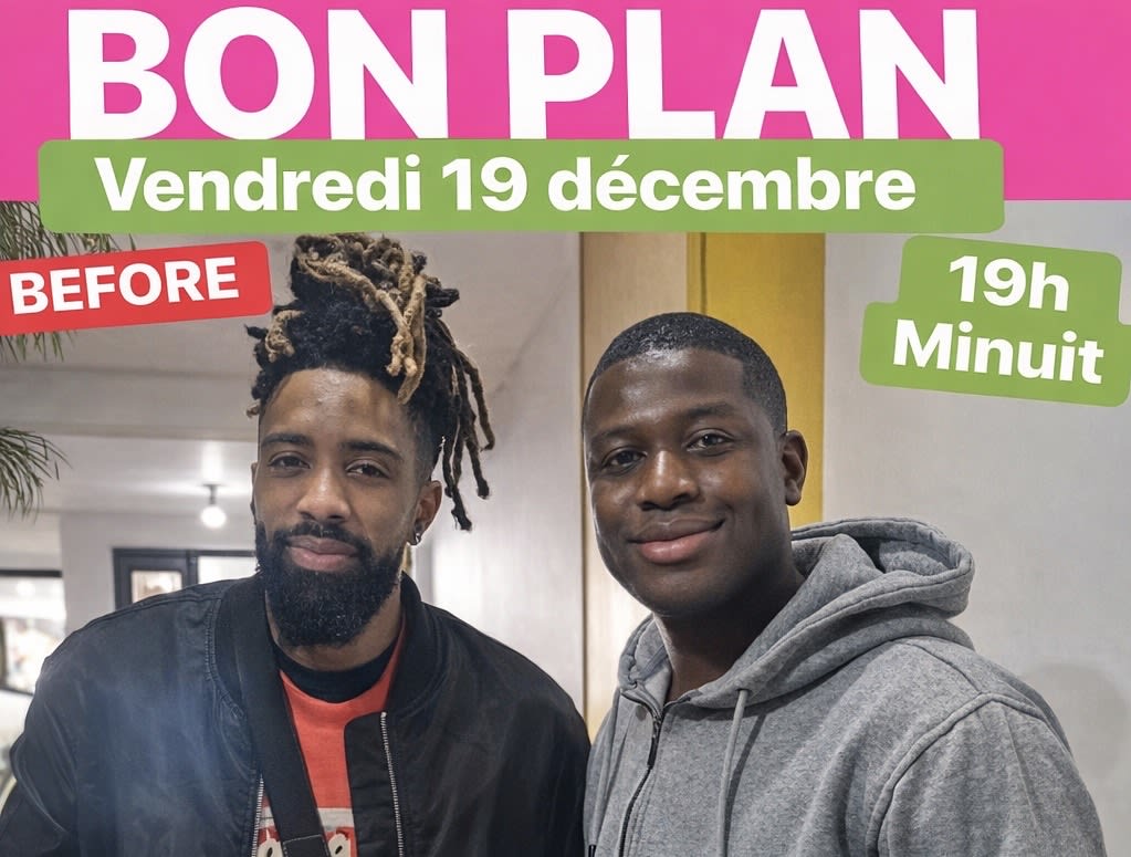 Bon Plan Soirée Vendredi 19 Décembre Cover