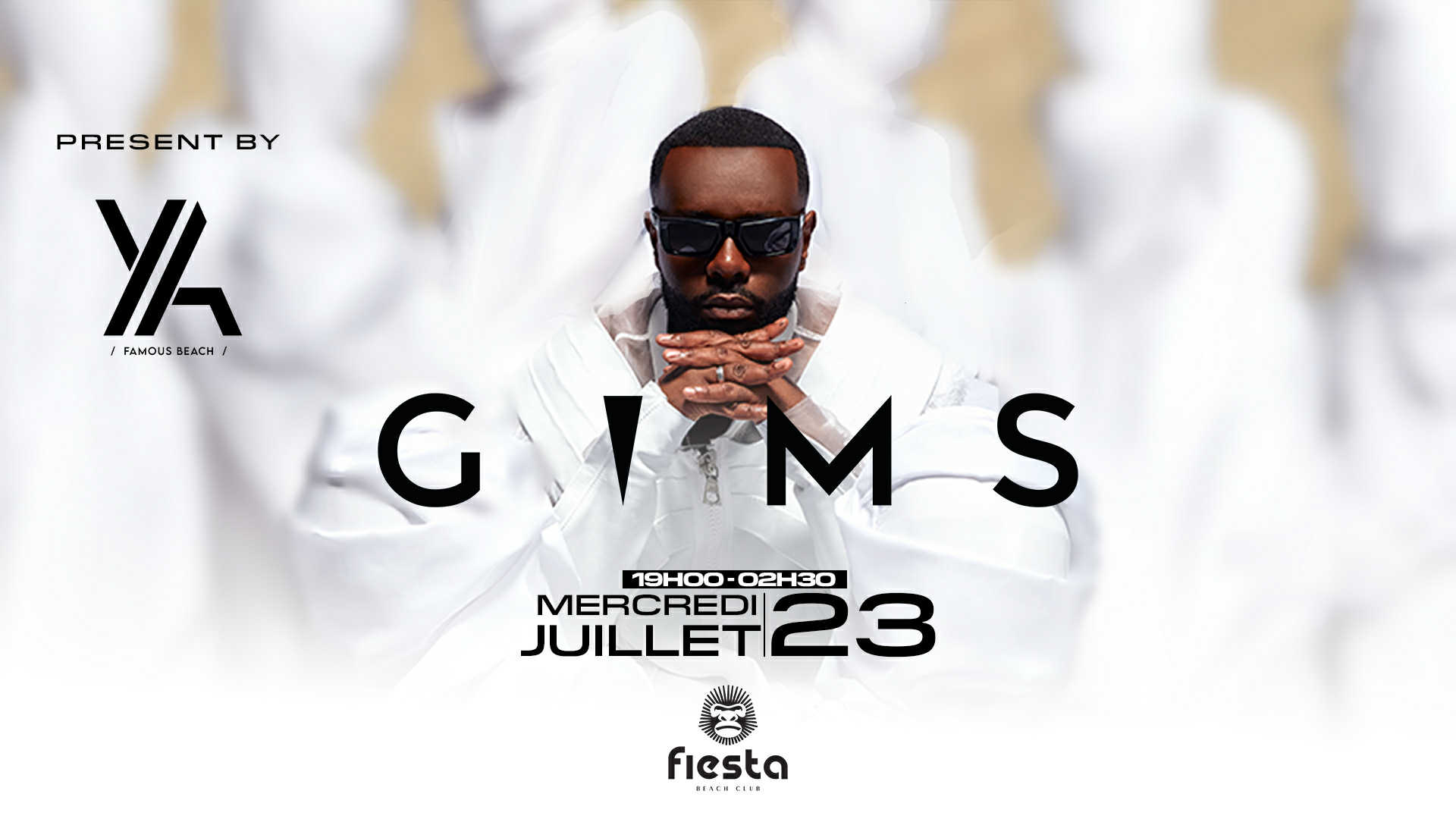 23.07 - Gims En Showcase - Fiesta Beach Club Cover