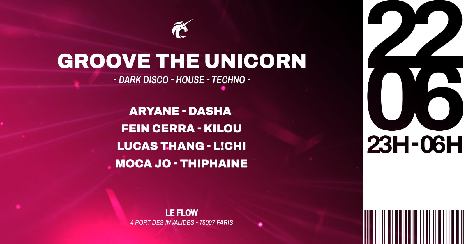 Groove The Unicorn #16 - Le Flow (Centrale Stage) Cover