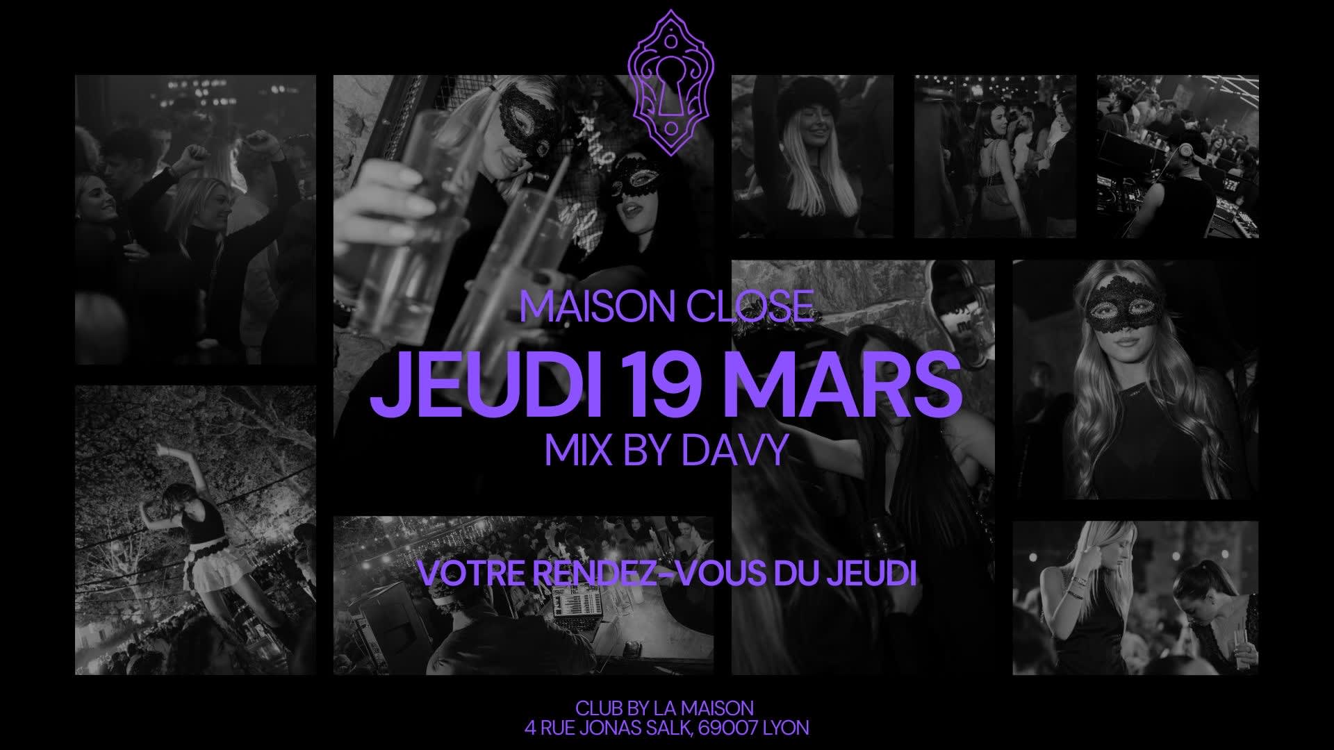 Maison Close - Jeudi 19 Mars Cover