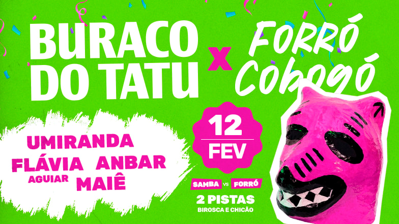12/02: Buraco Do Tatu 2 Pistas: Samba Vs Forró Cover
