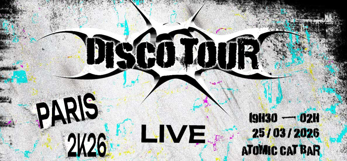 Disco.Tour Paris 2k26 Atomic Cover