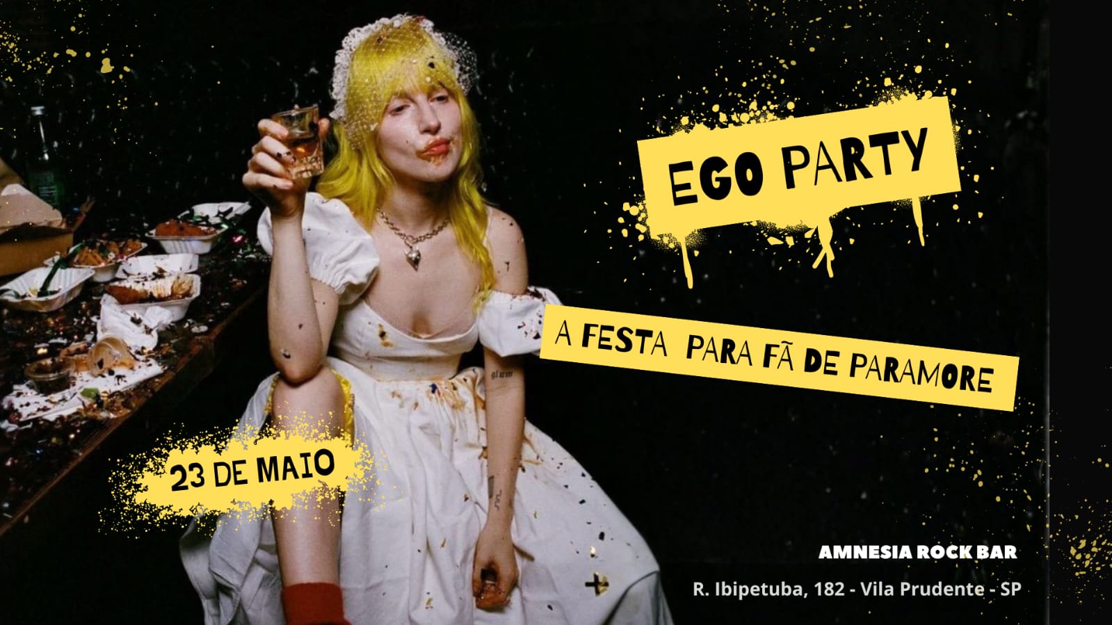 Ego Party No Amnesia Rock Bar Cover