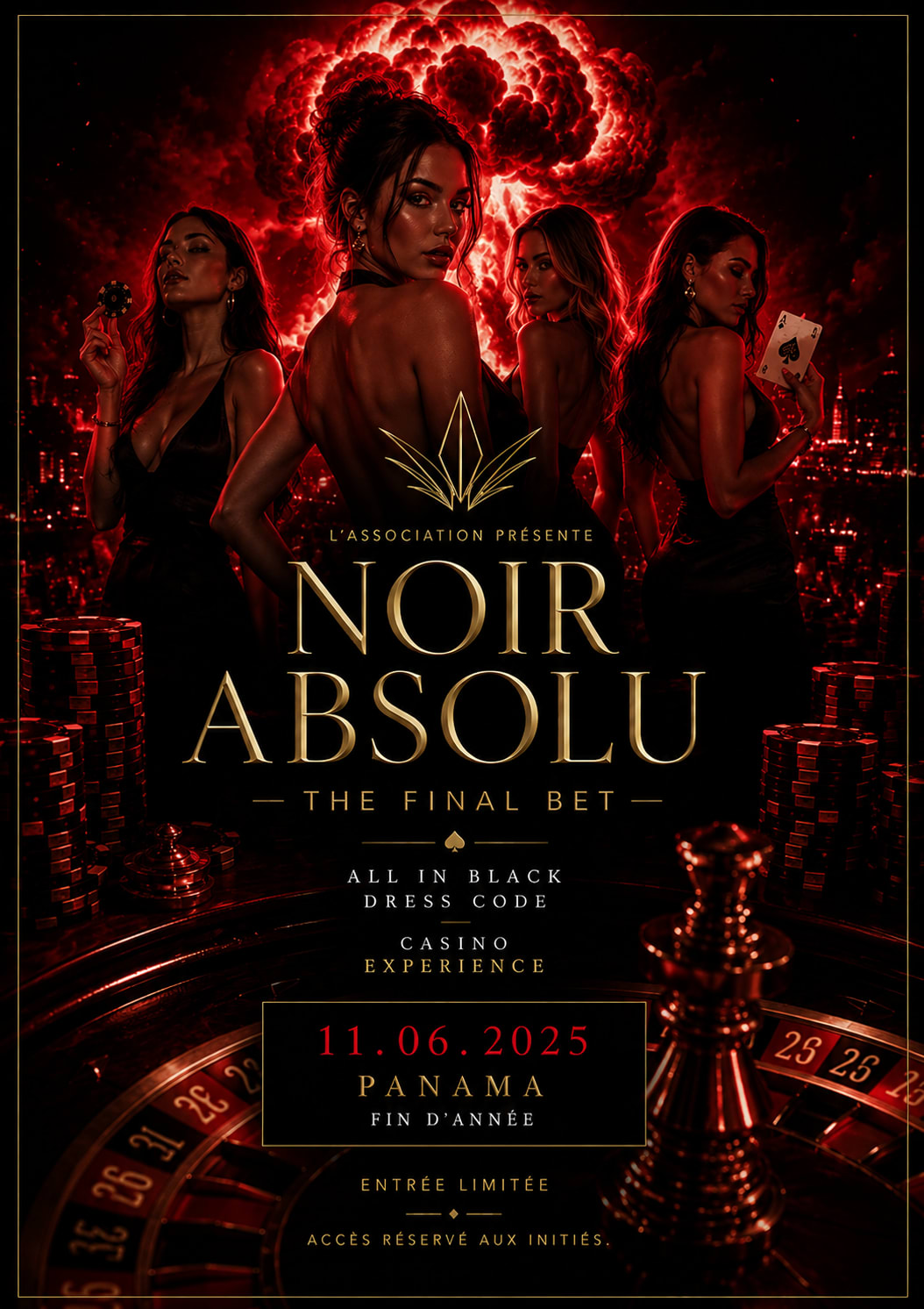 All Black — Soirée De Fin D’Année : Poker Night Cover