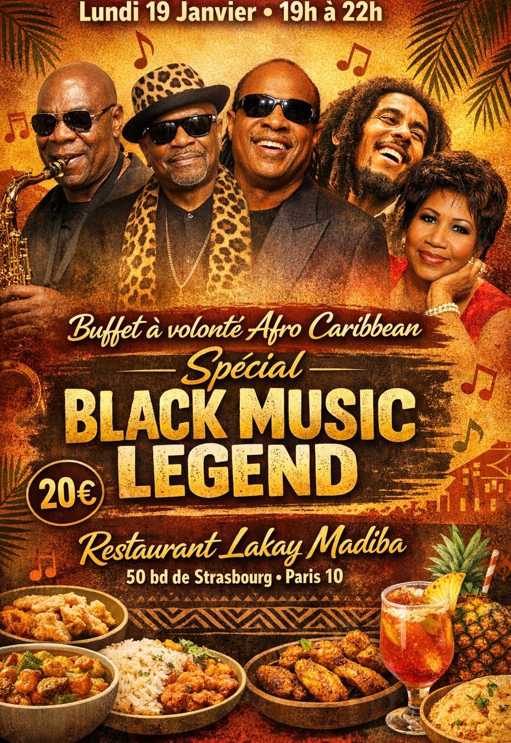 Black Music Legend Party Cover