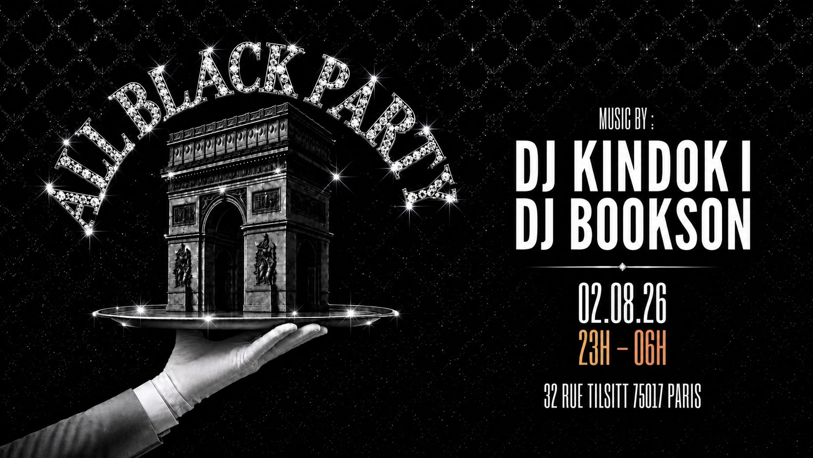 All Black Party - 3c Cover