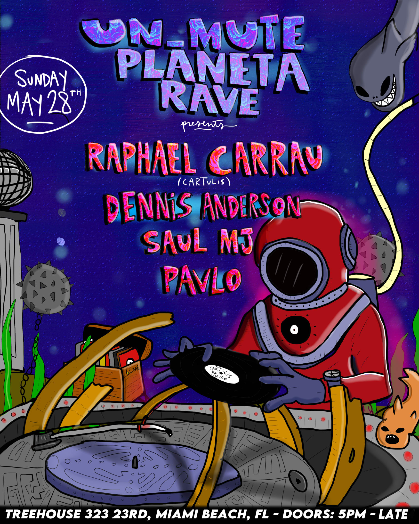 Raphael Carrau By Un_Mute & Planeta Rave Cover