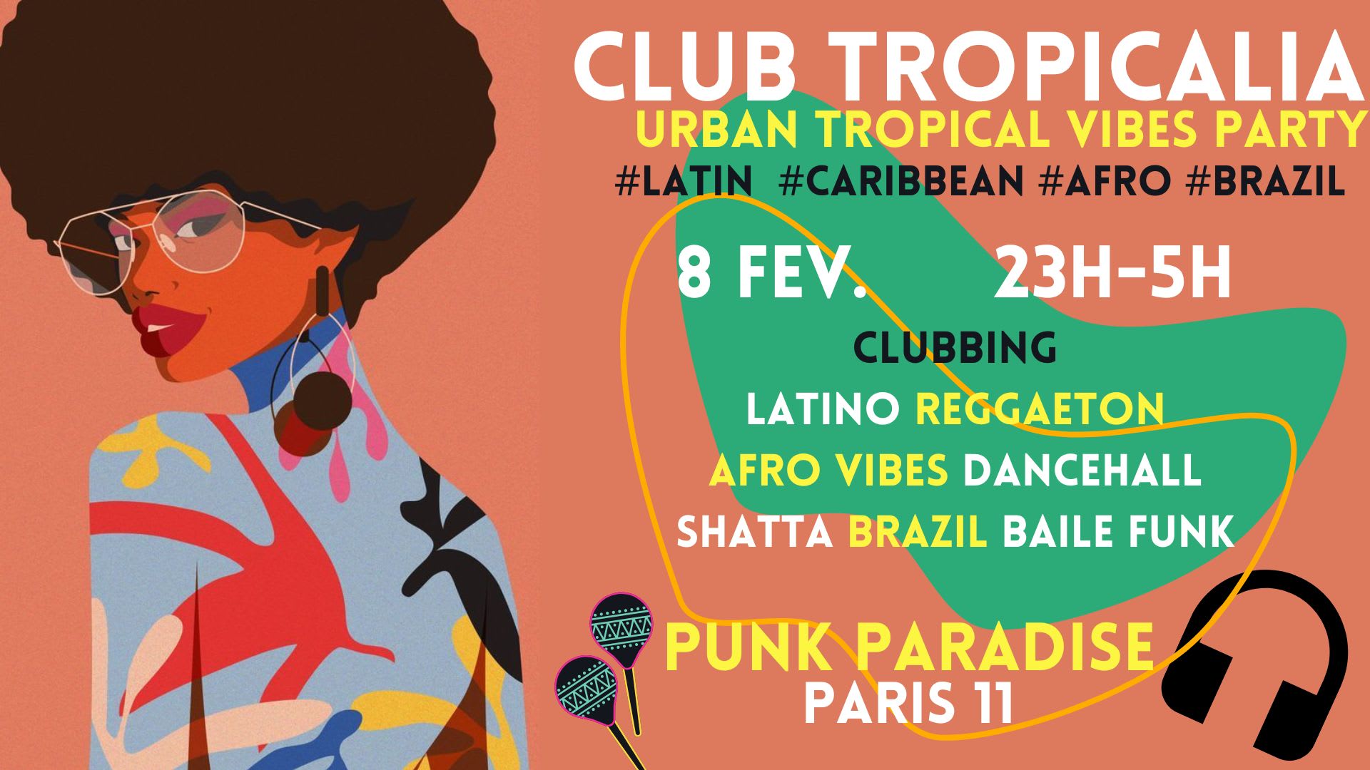 Club Tropicalia 8/2 ~ Afro, Latin, Caribbean, Brazil Vibes! Cover
