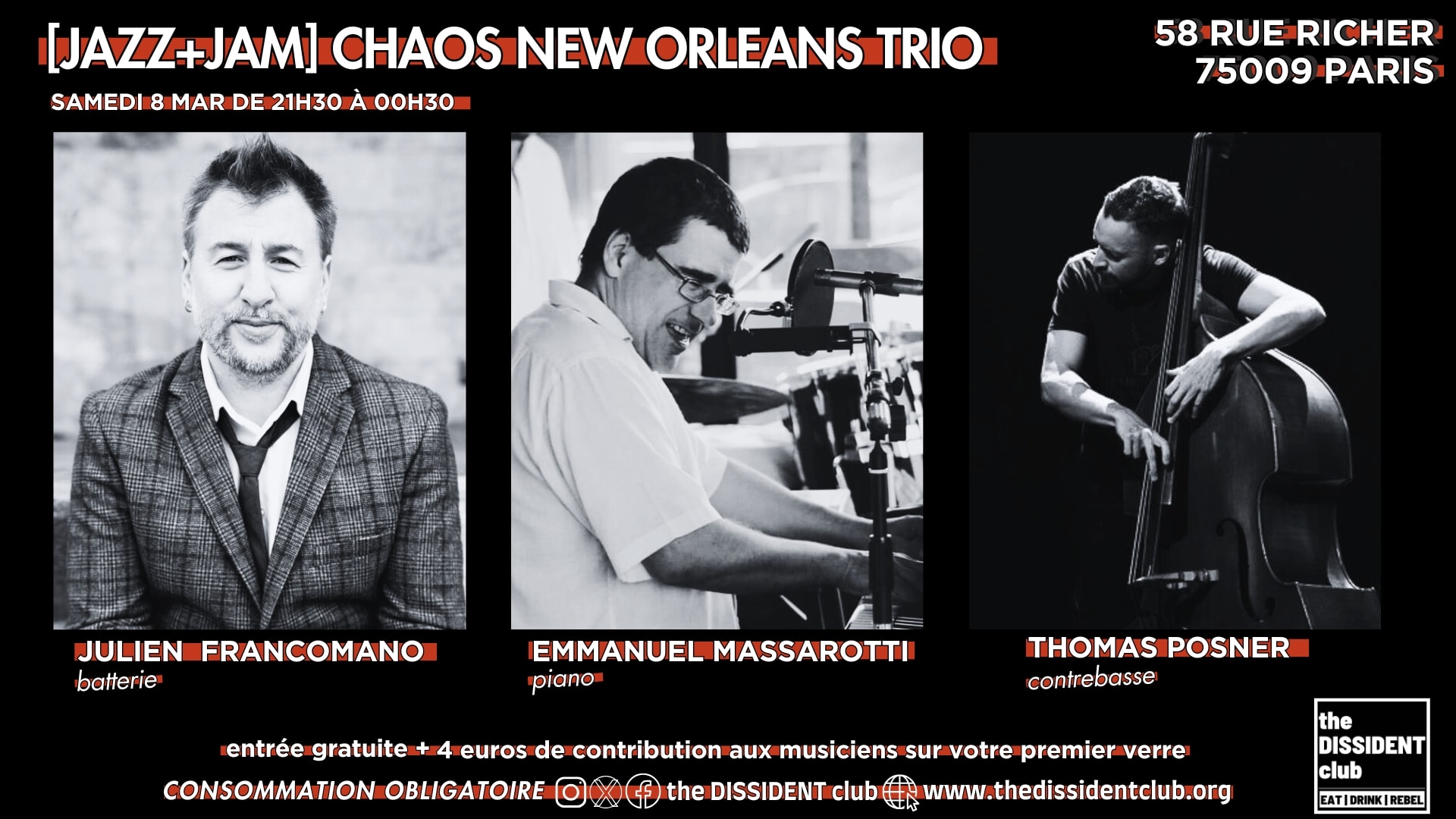 [Jazz+Jam] Chaos New Orleans Cover