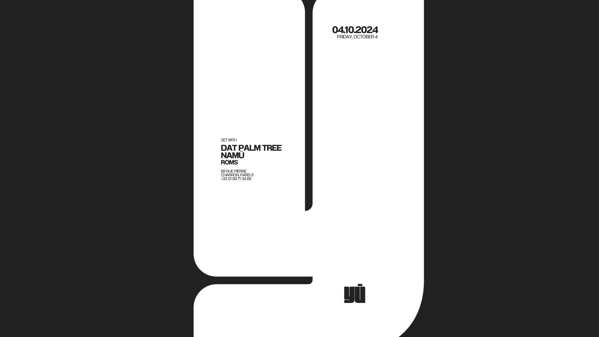 Opening Night I 4.10 @ Yū Club Cover