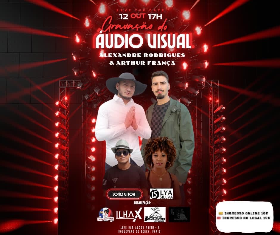 Vulcao Paris Présente : Alexandre Rodrigues, Arthur França Cover