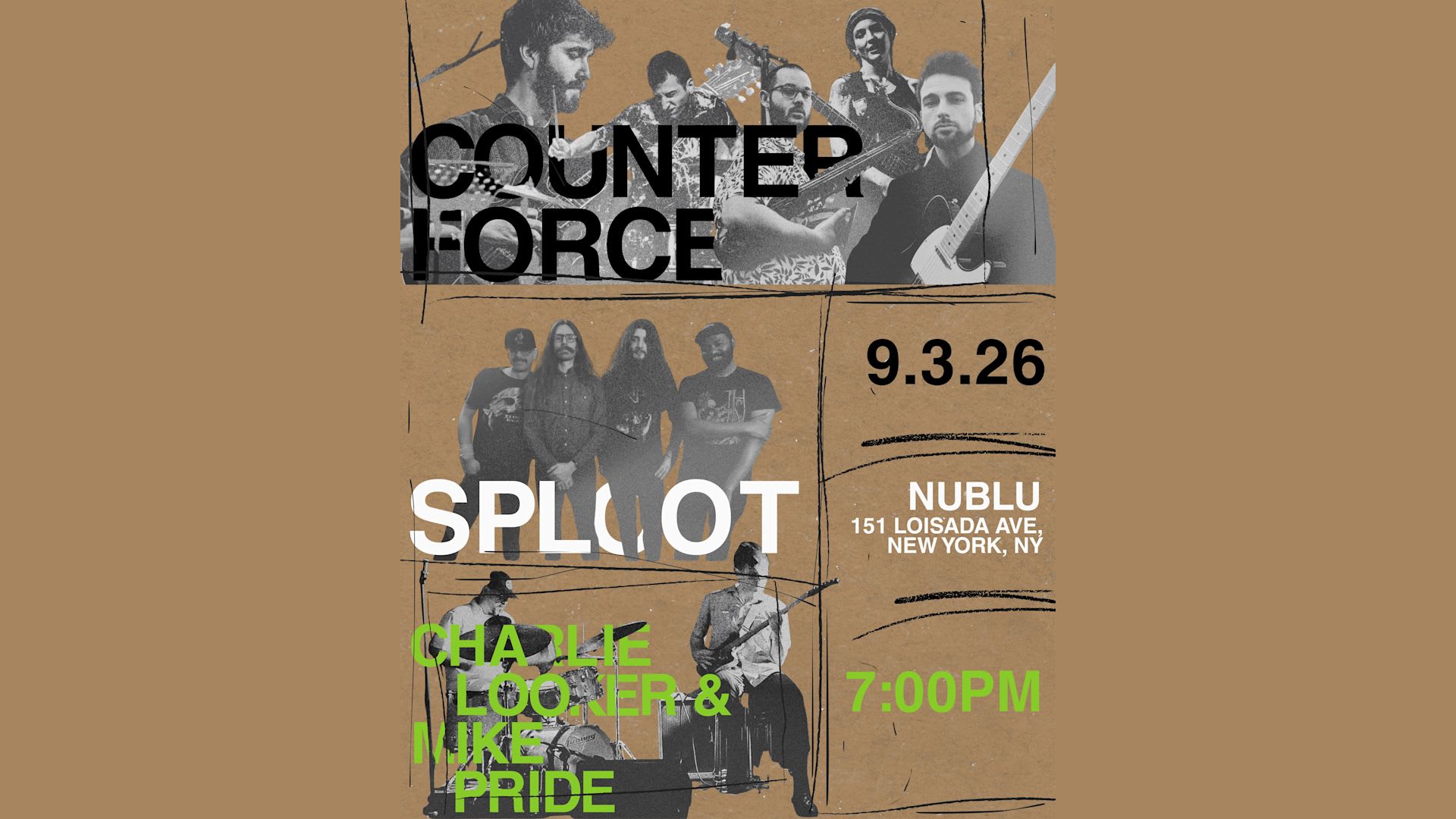 Counter Force, Sploot, Charlie Looker & Mike Pride Cover
