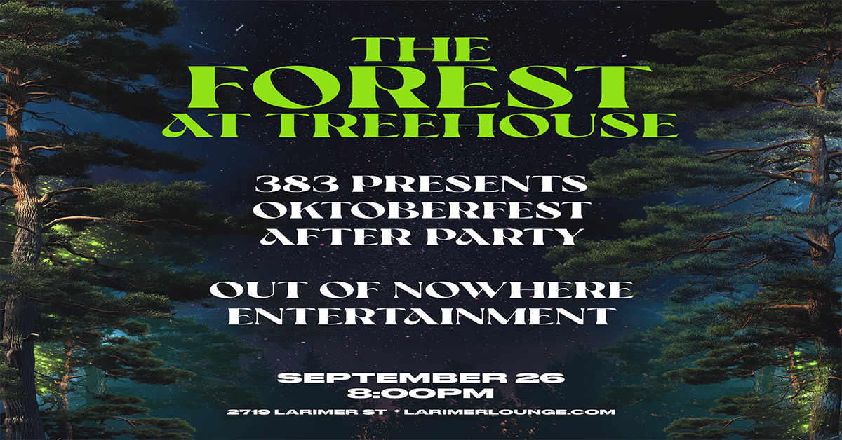 The Forest @ Treehouse (Denver, Co.) Cover