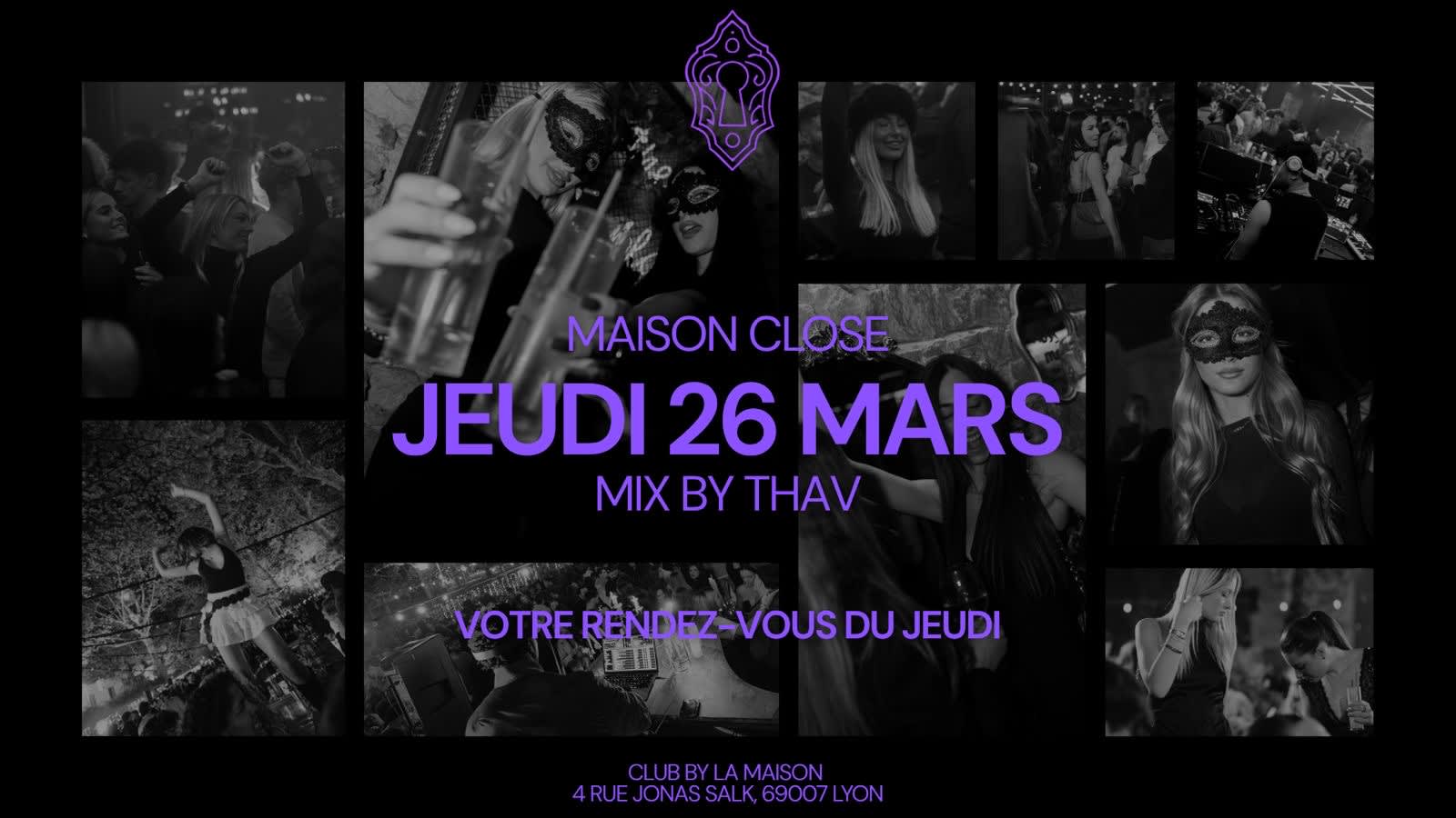 Maison Close - Jeudi 26/03 Cover