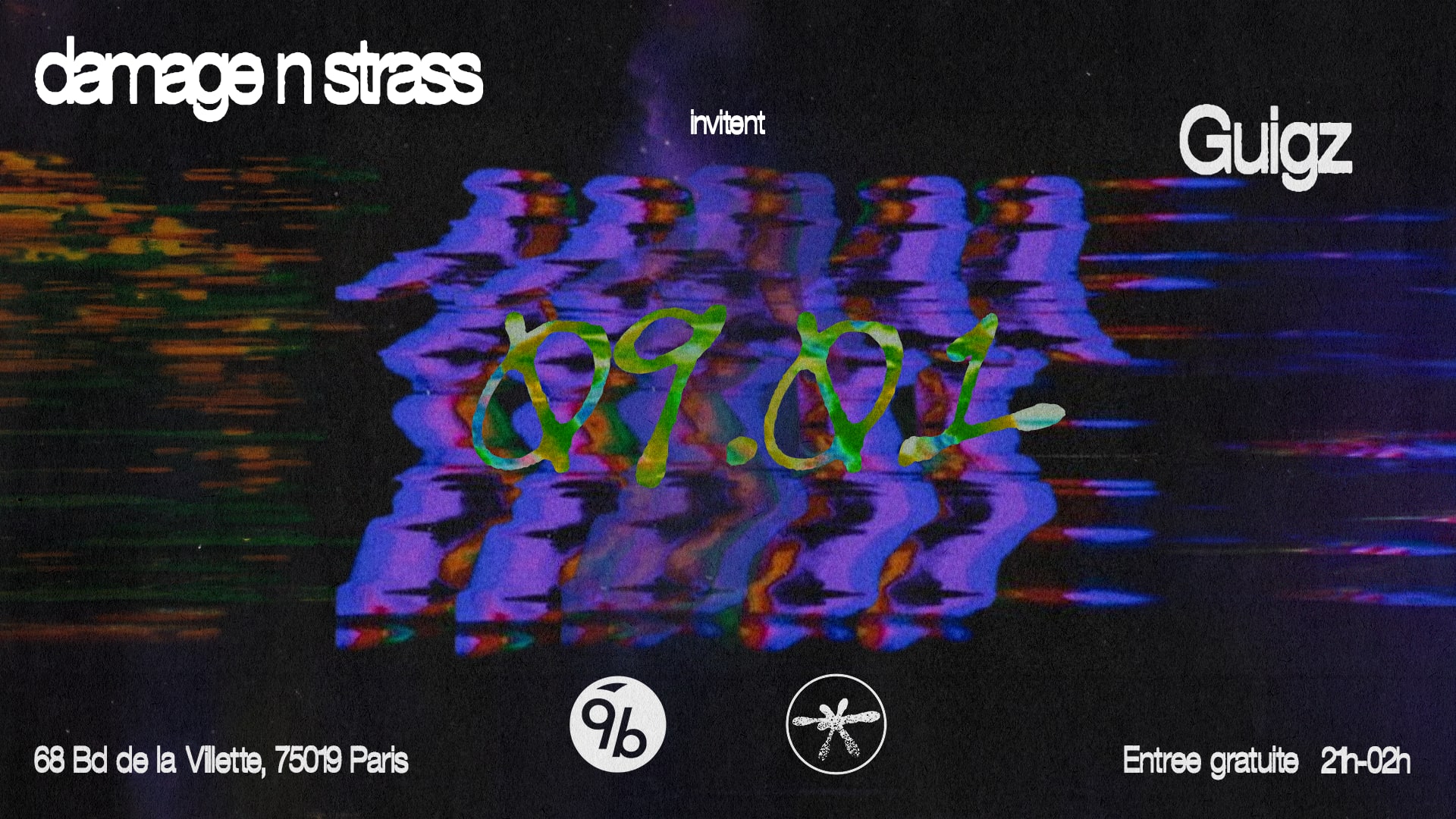 Damage & Strass @ 9b Cover