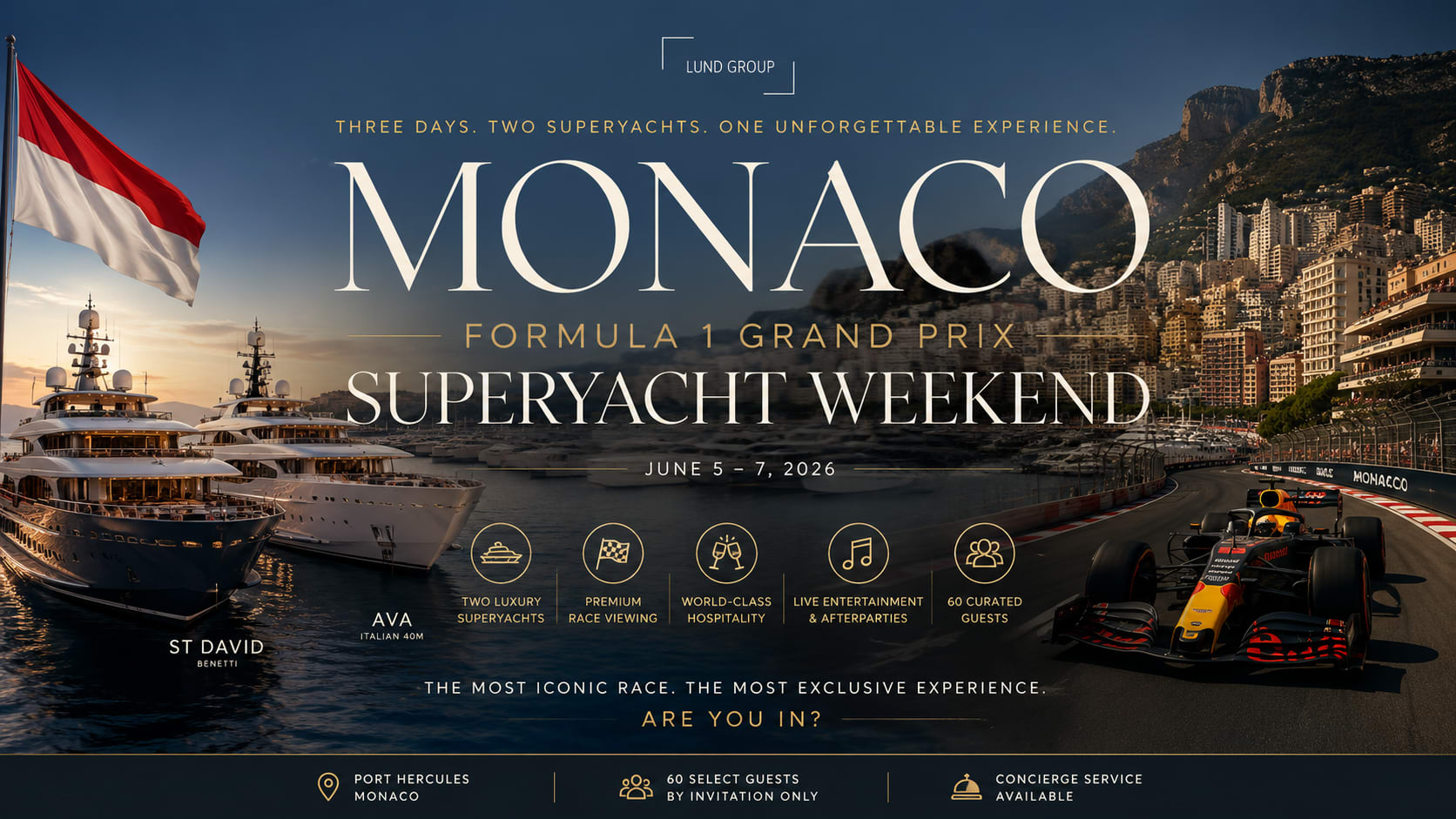 Monaco Formula 1 Grand Prix Superyacht Weekend 2026 Cover