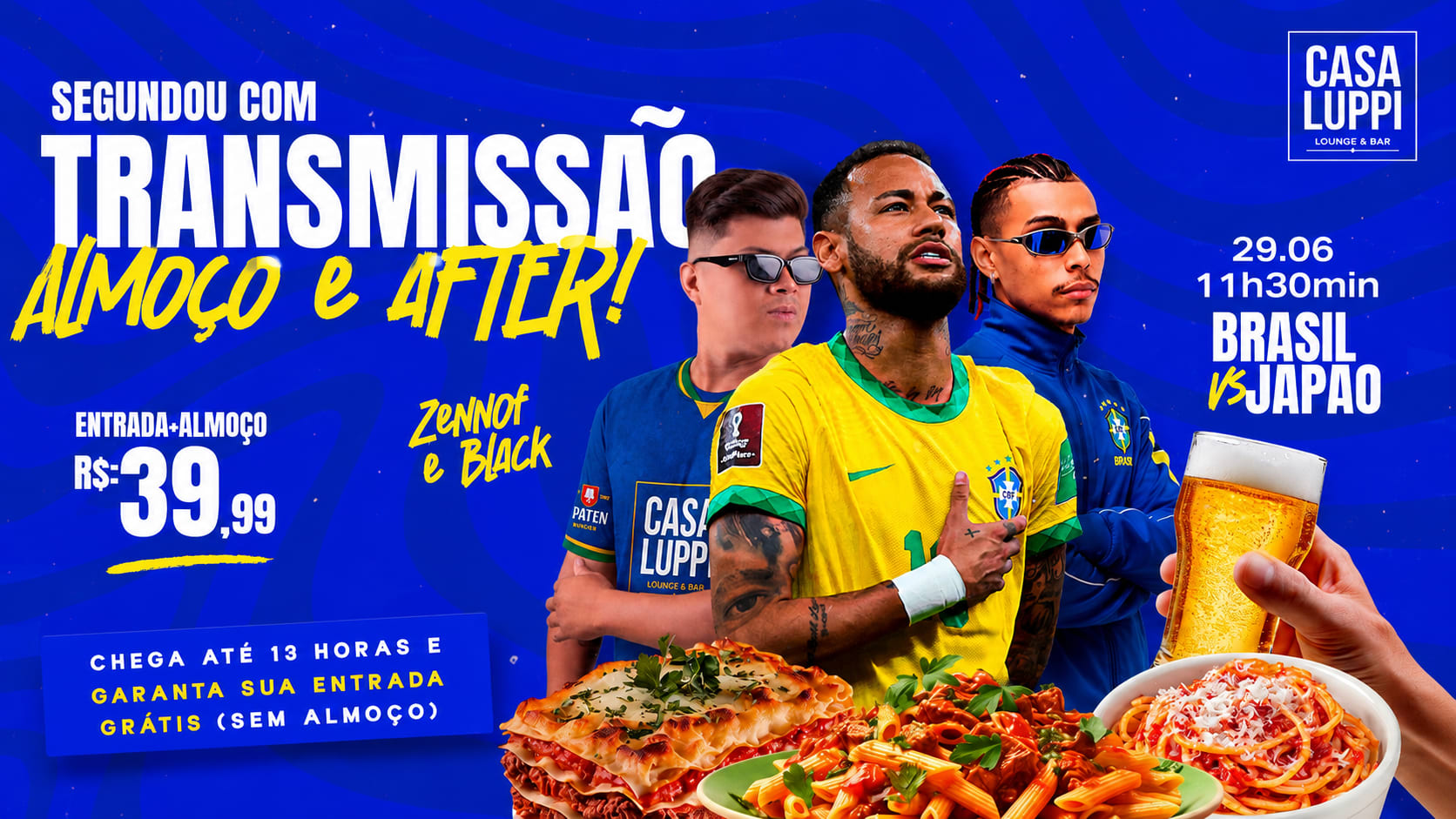 Transmissão Com Almoço E After Da Copa - 29/06 Cover
