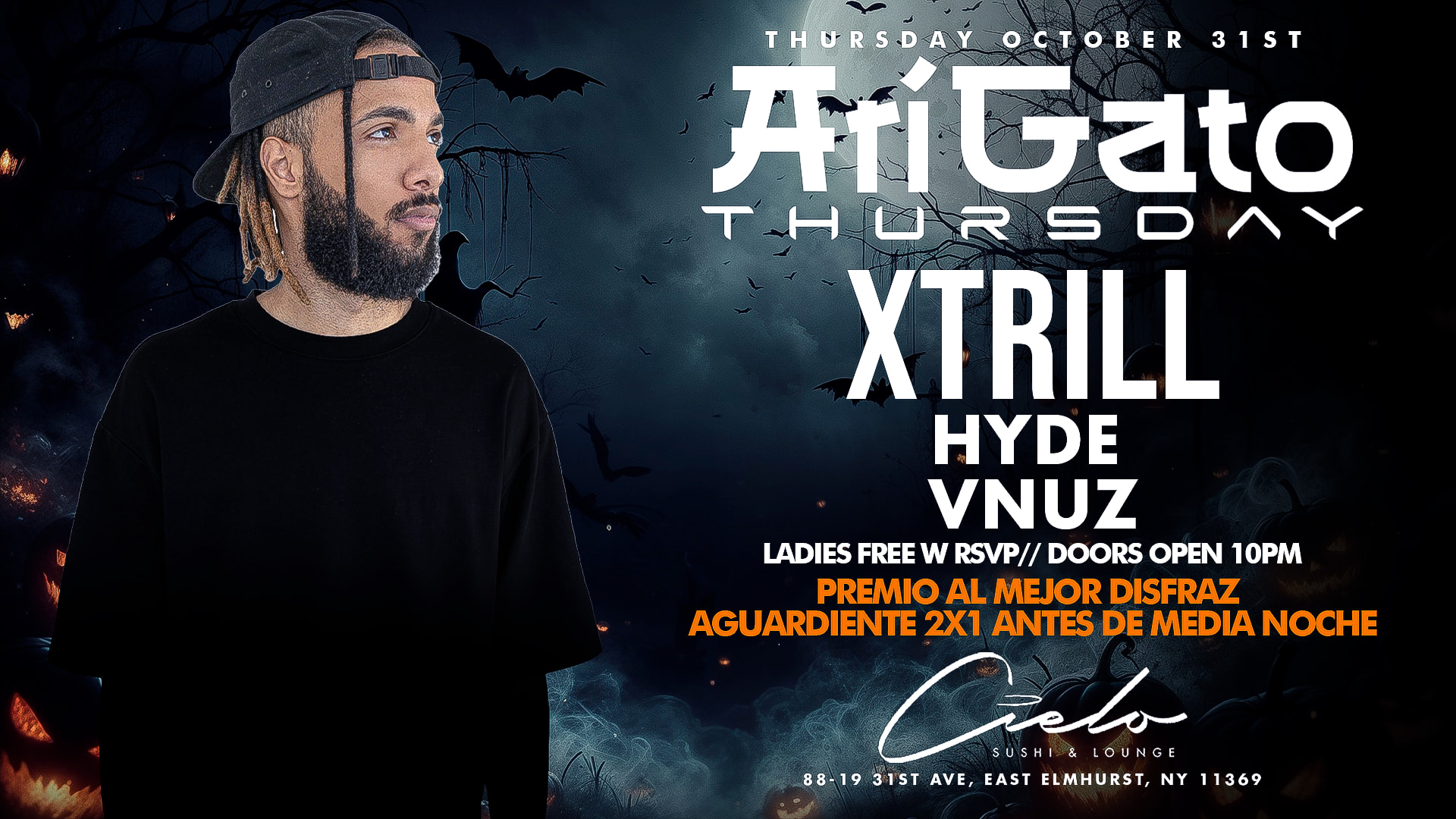 Arigato Thursday's W/ Xtrill , Hyde & Vnuz 10.31.24 Cover