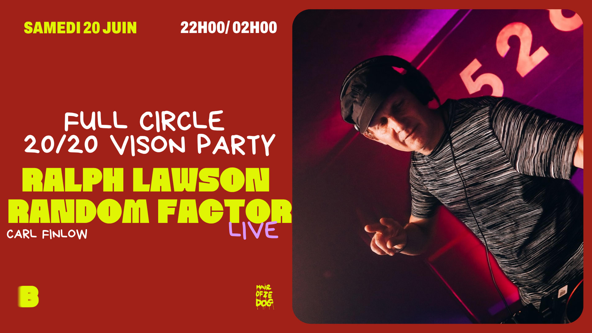 Full Circle 20/20 Vision : Ralph Lawson & Random Factor Live Cover